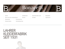 Tablet Screenshot of bonacelli.de